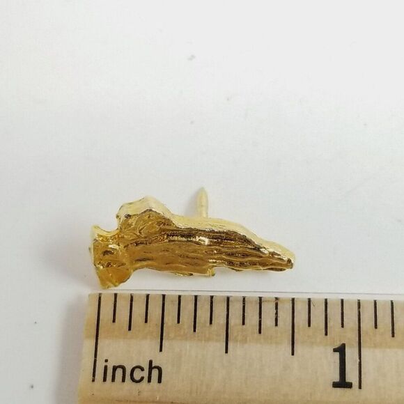 Vintage Praying Hands Pin, Gold Tone Brooch, Little Religious Symbol - Picture 4 of 6